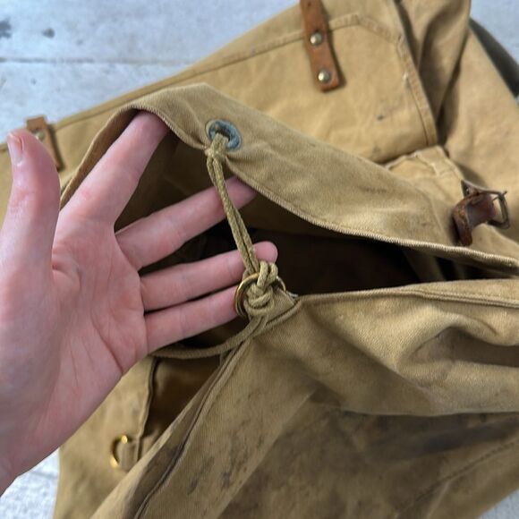 Vintage Boy Scouts Distressed Old World Look Backpack - Picture 6 of 7